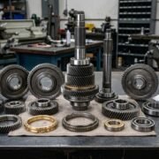 Metallic gears and shafts workbench